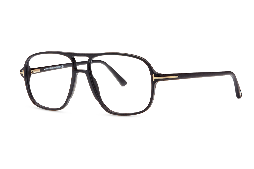 Piloten-Fassung Tom Ford TF5737-B_001 vor transparentem Hintergrund