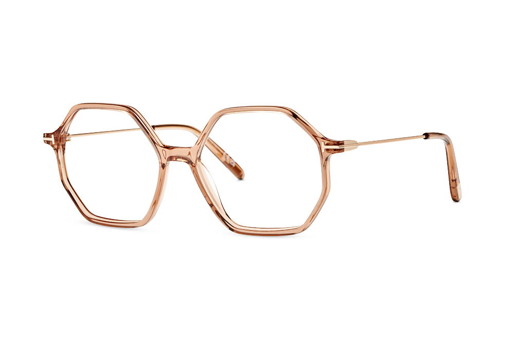 Geometrische Brillenfassung TF5952-B_003_f vor transparentem Hintergrund